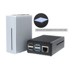 an external hard drive next to a router