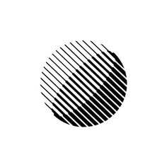 a black and white photo of a circular object with lines in the shape of a circle