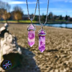 With colors almost too perfect to believe, fluorite is loved by mineralogists and metaphysical healers alike. This extraordinary creation of Nature carries a calm frequency that brings order to chaos and discordant energies into harmony. 💜  Did you know Purple Fluorite is the most peace-giving of the Fluorites?✨    Crystals / Positivity / Quotes / Crystal healing / Pendants / Fluorite / Amethyst / Onyx / Quartz Magical Healing Gemstone Crystal Necklace, Spiritual Mineral Crystal Necklace With Round Pendant, Healing Mineral Crystal Necklace With Round Pendant, Mystical Purple Crystal Pendant Necklace, Mystical Purple Pendant Crystal Necklace, Mystical Gemstone Crystal Necklace, Mystical Pendant Crystal Necklace For Meditation, Mystical Pendant Crystal Necklaces For Meditation, Magical Purple Pendant Necklace