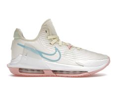 Nike LeBron Witness 6 Easter Men's - CZ4052-103/DC8994-103 - US Cute Basketball Shoes, Lebron Witness 6, Bball Shoes, Bday Wishlist, Ball Shoes, Volleyball Inspiration, Jayson Tatum, Cute Nike Shoes, Volleyball Shoes