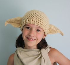 The House Elf Hat 4T-Teen by MaryOriginals on Etsy, $28.00 Troll Halloween Costume, Harry Potter Knit, House Elf, Crochet Character Hats, Wizard Costume, Elf Ears, Elf House, Crochet Hats Free Pattern, Hat Accessories