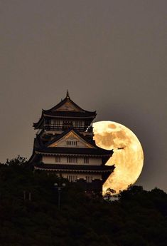 Japanese Castle, Shoot The Moon, Japanese Architecture, Beautiful Moon, Japan Travel, Beautiful World