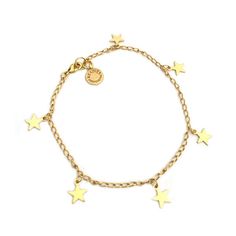 Bracelet gilded with small stars on a fine gold link.

 Material: Gold-plated nickel-free metal
 Size: approx. 18 cm. Summer Shopping List, Small Stars, Gold Link, Bracelet Gold, Gold Stars, Amsterdam, Gold Bracelet, Give It To Me, Gold Plate