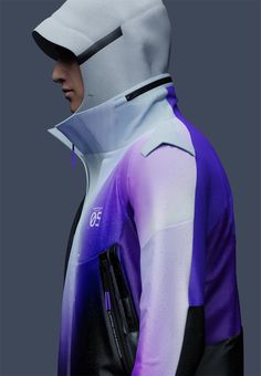 Futuristic Jacket, Language App, Futuristic Streetwear, Sci Fi Costume, Technical Textiles, Sports Wear Fashion, Custom Sportswear, Industrial Design Trends, Bike Kit