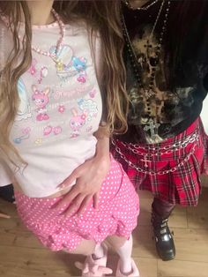 @evilgothwife @pinkpillowprincess #wlw #gay #kawaii #goth #mezzopiano #punk Outfit Ideas Kawaii, Kawaiicore Outfit, Pink Goth Aesthetic, Serba Pink, Cutecore Outfit, Dream Person, Cutecore Clothes, Kawaii Kei, Pink Goth