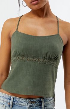 Steve Madden Blossom Mixed Media Corset Camisole in Multi at Nordstrom, Size Large Casual Summer Outfits Sandals, Summer Cami Tops, Cute Tops For Women Casual, Mountain Outfits Summer, Cute Everyday Tops, Going Out Tops For Big Bust, Shirts For Skirts, Flowy Summer Tops, Sewing Top Ideas