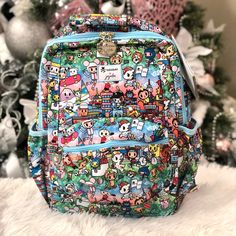 -Brand New With Tags, Authentic Jujube Tokidoki Be Packed Backpack. - So So Cute! Love All The Kawaii Characters! - Lightweight And Machine Washable. - Dimensions: 11”L X 5”W X 16”H - Comes From A Smoke-Free, Pet-Free Home. - Feel Free To Request For More Photos If Needed. Playful Everyday Standard Backpack, Multicolor Kawaii Backpack, Fun Backpack For Everyday And Back To School, Fun Everyday Backpack For Back To School, Kawaii Multicolor Backpack For Everyday Use, Multicolor Kawaii Backpack For Everyday Use, Fun Everyday Backpack, Fun Daily Use Standard Backpack, Multicolor Harajuku Standard Backpack