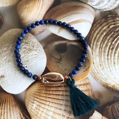 Boho Fashion Bracelet Beaded Shell, Tassel Bracelet, Fashion Boho, Shell Beads, Boho Jewelry, Stone Beads, Fashion Bracelets, Natural Stones, Trendy Fashion