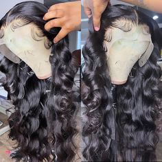 Brazilian Body Wave Lace Front Wigs for Black Women Human Hair 13X4 Transparent Full HD Lace Frontal Wig Loose Deep Wave Wig 16inches-China-150% Full Lace Front Wigs, Brazilian Hair Wigs, Virgin Hair Wigs, Black Curly Hair, 360 Lace Wig, Lace Front Human Hair, Lace Hair