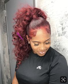 Burgundy Wig, Hairstyles Beach, Easy Hairstyles For Medium Hair, Human Virgin Hair, Hair Ponytail Styles, Beach Hairstyles