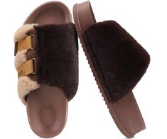 PRICES MAY VARY. ▶▶FUZZY & ON TREND: Luxurious and gentle touch thick plush upper(premium furry fluffy vegan rabbit fur) meets open toe design, fashionable and cute appearance, comfortable to wear. Women’s bedroom slippers suitable for spring, summer, fall. ▶▶ADJUSTABLE & EASY SLIP ON/OFF: woman fur slides sandals with double micro suede straps is nice and snug, easy to walk in and stay on feet. Specially designed for high instep, narrow and wide feet. Also good for people that have had foot sur Slippers With Arch Support, Sandal Slippers, Fur Sandals, Open Toe Slippers, Bedroom Slippers, Black Slippers, Muscle Fatigue, Brown Fur, Platform Slippers