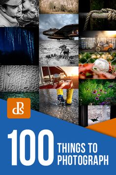 the cover of 100 things to photograph