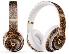 Mirrored Leopard Hide - Full Body Skin Decal Wrap Kit for Beats by Dre - Sacodise shop Wireless Beats, Beats Pill, Beats Solo, Beats Studio, Beats By Dre, Leopard Animal, Beats Headphones, Body Skin, Feeling Great