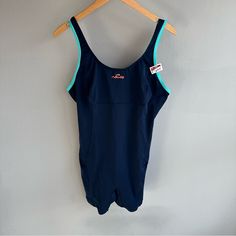 Brand New - With Tags. Size L/ Xl/ 2xl (Exact Measurement Detailed In Pics) - Sporty One Piece Swimwear With Wirefree Elastic Chest Band For More Support - Navy Dark Blue, With Bright Blue Borders - Athletic Boyleg Swimsuit Offers A Moderate Coverage And A Modest Look For Swimming And Water Sports Blue Sleeveless Sports Swimwear, Sleeveless Blue Swimwear For Training, Sleeveless Blue Sports Swimwear, Blue Racerback Swimwear For Training, Blue Racerback Training Swimwear, Fitted Blue Activewear For Water Sports, Blue Fitted Activewear For Water Sports, Blue Moisture-wicking Swimwear For Training, Blue Sports Swimwear