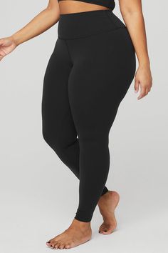 Pilates, pickleball, posting up at home—you’re looking at your new go-to for all of it. Made from our signature Airbrush fabric that’s cottony soft with a smoothing fit, these leggings are thoughtfully designed with a holds-you-in high-rise waistband and full-length legs for a snug fit right down to the hems. Grab your favorite color, and while you’re at it, get a matching bra, too. Color Pairs, Womens Black Pants, Color Pairing, Alo Yoga, Pickleball, Yoga Women, High Waisted Leggings, Bra Tops, Black Leggings