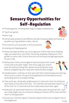 a flyer with instructions on how to use the game for children's play and development