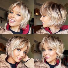 Bixie Haircut, Bob Pixie Cut, 60 Hair, Short Shag Haircuts, Fine Straight Hair, Bob Haircut With Bangs, Blonde Pixie Haircut, Bangs Short