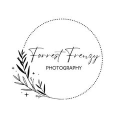 the logo for forest frengy photography