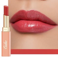 Enriched with 90% moisture emollients and Rose Damascena Flower extract, this glossy tinted lipstick creates an effortless sweep of color and a luminous shine finish which nourishes the lips like a lip balm. Vegan friendly! Finish: Juicy Look, Glossy Finish Texture: Skin like Feeling, Lightweight Coverage: Sheer-Medium Coverage 10 Up Trend Color Luxury Damask Rose Oil Size: 2.2g/0.07oz.  Color: Red. Universal Red Lipstick, Tinted Lipstick, Cherry Red Lipstick, Neon Lipstick, Rose Damascena, Texture Skin, Jelly Lipstick, Glitter Lipstick, Shine Lipstick