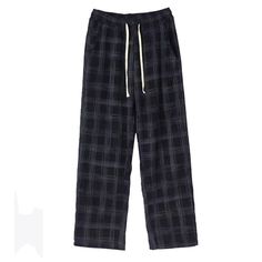 navy blue plaid pants boogzel clothing Blue Plaid Pants, Indie Aesthetic Outfits, Underground Clothing, Summer Outfits Y2k, Navy Gifts, Fall Pants, Baby Tees Y2k, Winter Outfits Men, Pj Pants