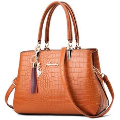 PRICES MAY VARY. UTILITY: PU Leather handbags,Satchels，Shoulder Bag Purse,Tote, Crossbody bag ,Messenger Bags.Suitable for you to carry it when shopping, dating, working, traveling and so on. DIMENSIONS: 10.2"L x 3.9"W x 7.9"H.Suitable for you to carry it in daily-use, such as shopping. dating, working, traveling and so on. INTERNAL:7 Pockets(2* Main Compartments,1* Back Zipper Pocket,2* Interior Zipper Pocket,2 Interior Open Pockets for keys/card.) Comfortably holds an lipstick ,Mirror,iPad ,iP Office Bags With Single Handle, Office Handheld Bags With Single Handle, Messenger Tote Bag, Lipstick Mirror, Large Tote Bag, Messenger Bags, Womens Purses, Shoulder Purse, New Handbags