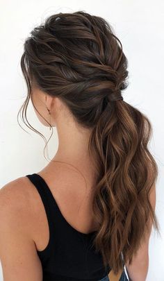 Fancy Ponytail, Hair In A Ponytail, High Ponytail Hairstyles, Ponytail Hairstyles Easy, Cute Ponytails, Hairstyle Tutorials, Haircut Styles, A Ponytail