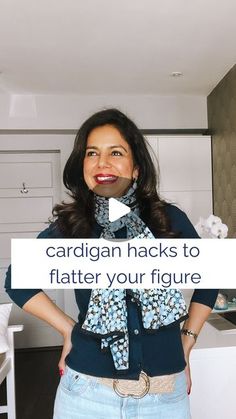 2,599 likes, 65 comments - feronclarkstyle on May 11, 2024: "CARDIGAN HACKS TO FLATTER YOUR FIGURE, part two Discover six effortless hacks to enhance your cardigan style: Share your favourite cardigan style in the comments or tag a friend who loves cardigans! 1️⃣ Button at the waist to create an hourglass shape, even if you're high or low waisted. 2️⃣ The top button accentuates your bust and broadens your shoulders. 3️⃣ As does fully buttoned. For a smaller bust, consider adding a scarf. 4️ Cardigan And Scarf Outfit, Dress Up A Cardigan, Outfits With Mustard Cardigan, Wear A Cardigan Backwards, How To Wear Cardigans To Work, Cardigan For Hourglass Shape, Cardigan Closure Ideas, Cardigan For Big Bust, Cardigan Tucked In