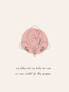 a pink flower with the words, my baby is very happy and we have two flowers needed for this purpose