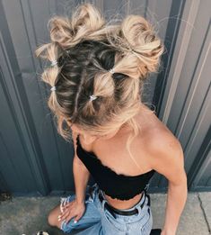 Rave Hair, Fest Outfits, Peinados Fáciles Para Cabello Corto, Work Hairstyles