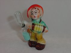 Vintage Figural Egg Timer  Boy with Accordian  by ILuvCollectin, $45.00 Pie Bird, Vintage Candle Holders, Vintage Candles, Vintage Japan, Christmas Mugs