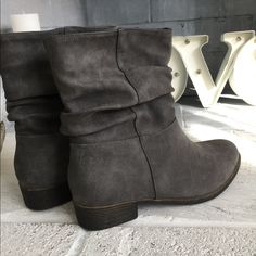 Never Worn Grey Boots, Bootie Boots, Ankle Boots, Womens Sizes, Women Shoes, Grey, Boots, Women Shopping, Color