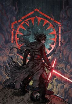 Shattered - Created by Daniel Reyes Kylo Ren Art, Kylo Ren Wallpaper, Art Shattered, Star Wars Sith, Star Wars Kylo Ren, Star Wars The Force Awakens, The Force Awakens