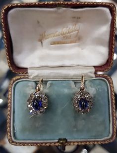 19 Century Jewelry, 19th Century Jewelry, Expensive Jewelry Luxury, 19th Century Fashion, Old Jewelry, Sapphire Earrings