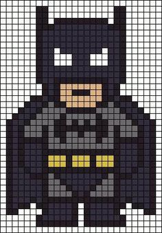 the batman cross stitch pattern on an iphone