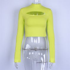 Gender: Women Item Type: Tops Tops Type: Tees Material: Spandex,Cotton Style: Sexy & Club Fabric Type: Knitted Sleeve Length(cm): Full Decoration: Hollow Out Clothing Length: Short Pattern Type: Solid Collar: Turtleneck Sleeve Style: Flare Sleeve T Shirts Long Sleeve, Turtleneck T Shirt, Shirts Long Sleeve, Cut Out Top, Cropped Tops, Knit Sleeve, Flared Sleeves, Cotton Style, Long Sleeve Crop Top