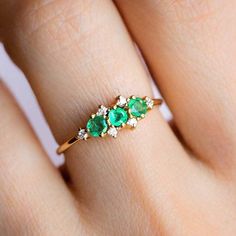 Beautiful Emerald Ring for Her, 925 Sterling Silver, 14k Yellow Gold Plated Ring, May Birthstone, Anniversary Ring, Birthday Gift - Etsy London Blue Topaz Ring, Gold Ring Designs, Gold Filled Ring, May Birthstone, Vermeil Jewelry, Topaz Stone, American Diamond, Gold Plated Rings