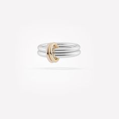 Amaryllis Linked Rings, Two Tone Ring, Luxury Jewelry Brands, Shimmer Shine, Linking Rings, Luxury Rings, Dream Jewelry, Sterling Silver Bands, Silver Band