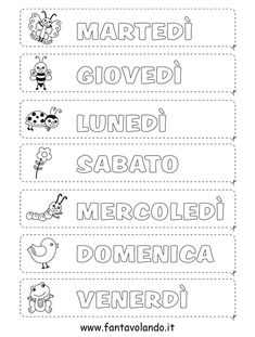 the spanish language worksheet for children with pictures and words to color on it