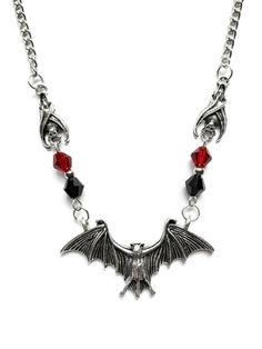 30-70% OFF✓ Fast Shipping✓Add a touch of gothic glamour with the Halloween Jewelry Bat Chain Necklace from Retro Stage. Vintage-inspired with a spooky edge. Gothic Halloween Necklace With Lobster Clasp, Metal Necklaces With Lobster Clasp For Halloween, Metal Necklace With Lobster Clasp For Halloween, Halloween Gothic Necklace With Adjustable Chain, Halloween Gothic Necklaces With Adjustable Chain, Gothic Halloween Necklaces With Adjustable Chain, Halloween Metal Necklace With Adjustable Chain, Gothic Silver Jewelry For Costume Party, Witchy Metal Jewelry For Halloween