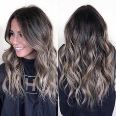 Ombré Hair, Hair Balayage, Balayage Brunette, Grunge Hair