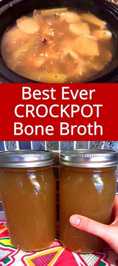 the best ever crockpot bone broth recipe