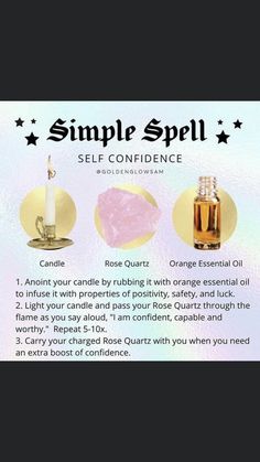 Confidence Magick, Weather Witchcraft, Glamor Magic, White Witch Spells, Glamour Magick, Healing Rituals, Magic Candles, Power Magic