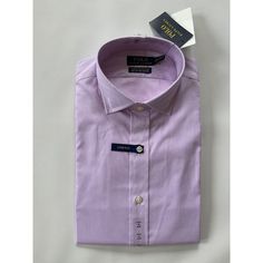 100% Stretch Cotton Imported Button Closure Button-Down Applied Button Placket. Purple Slim Fit Button-up Shirt, Purple Button-up Business Casual Shirt, Purple Button-up Shirt For Business Casual, Purple Button-up Shirt For Semi-formal Occasion, Business Shirt With Buttons In Purple, Business Shirt With Button Closure In Purple, Classic Purple Shirt With Button Cuffs, Purple Business Shirt With Button Closure, Purple Business Shirt With Buttons