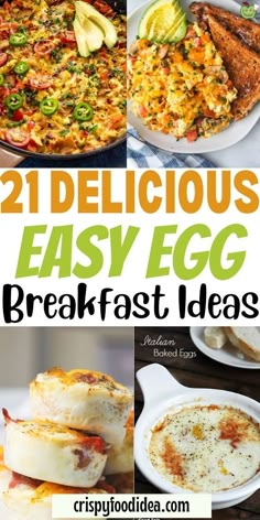 21 delicious easy egg breakfast ideas that are perfect for the whole family to enjoy and eat