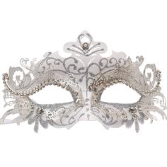 PRICES MAY VARY. 【Metal Mask for Women】 The masquerade mask is made of ABS base metal, inlaid with sparkling rhinestones,Handmade,metal laser cut craft, light weight materials for comfortable wear 【Cute Mask for Party】The mask secures with ribbons,made of lightweight metal materials,you can bend it to fit your face properly 【Costume Masks for women】 the Luxury & elegant mask create a bit of mystery for a night To remember 【Nice Gift Idea Mask】 With high quality,these masks is great for personal Masquerade Mask Drawing, White Masquerade Mask, Elegant Mask, Halloween Party Events, Pearl Mask, Metal Mask, Halloween Costume Mask, Ball Mask, Mask Drawing