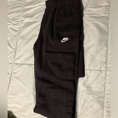 Brand New With Tags Color Is Black 3xl Black Sports Sweats With Pockets, Black Sweats With Pockets For Sports, Black Fleece Sweats With Pockets, Winter Black Sweats With Side Pockets, Nike Fleece Sweats With Pockets, Nike Black Fleece Sweatpants, Black Sweats With Pockets For Streetwear, Black Fleece Sports Joggers, Black Fleece Joggers For Sports