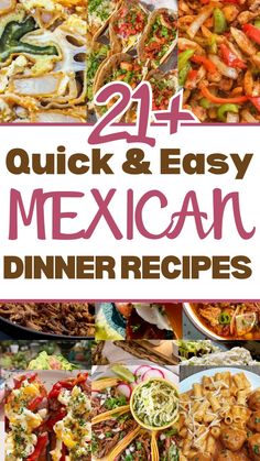 24 quick and easy mexican dinner recipes