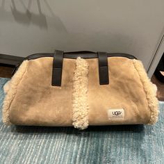 Medium Sized Camel Colored Ugg Purse. Ugg Purse, Ugg Purses, Ugg Bag, Camel Color, Womens Uggs, Medium Size, Shoulder Bags, Camel, Barrel