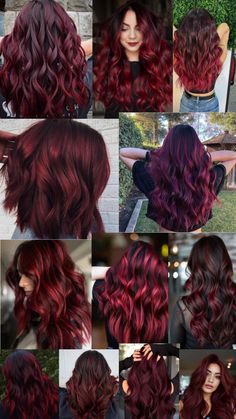 Light Brown Hair With Red, Brown Hair With Red Highlights, Brown Hair With Red, Hair With Red Highlights, Exotic Hair Color, Medium Length Brown Hair, Anime Hair Color, Hair Dye Tips, Hairstyle Examples