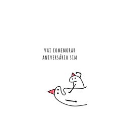 an image of two birds flying in the sky with caption that reads vai comemolar annversato sum